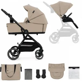 Poussette duo Yoxi 2 en 1 Beige
