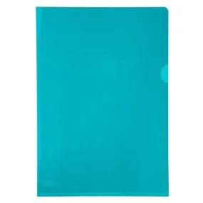 Sachet de 10 pochettes coin PVC lisse haute résistance 13/100e A4x10